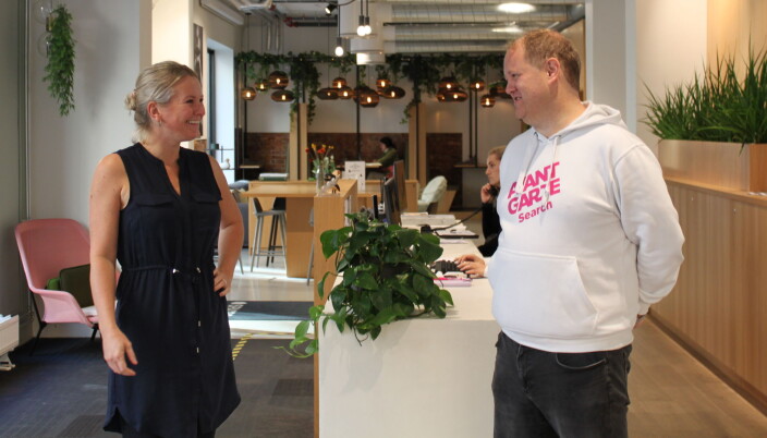 Aslaug Ingeborgrud Syvertsen i Shifter og Erik Falk Hansen i i AvantGarde Search. Aslaug Ingeborgrud Syvertsen i Shifter og Erik Falk Hansen i i AvantGarde Search.