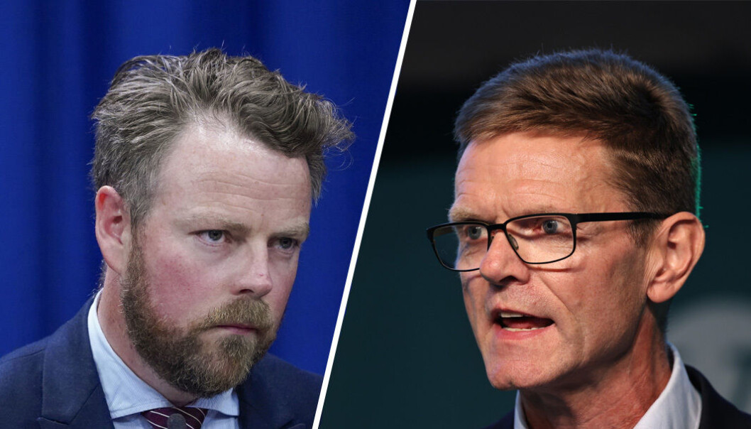 Arbeids- og sosialminister Torbjørn Røe Isaksen avfeier forslaget til parlamentarisk leder Terje Breivik i Venstre. Arbeids- og sosialminister Torbjørn Røe Isaksen avfeier forslaget til parlamentarisk leder Terje Breivik i Venstre.