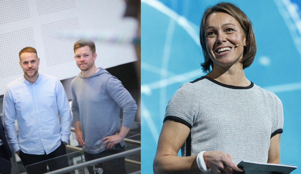 Karianne Melleby i StartupLab mener Konkurransetilsynets stans av Schibsteds kjøp går aller mest utover Nettbil-gründerne Anders Espelund og Eirik Thorsen.