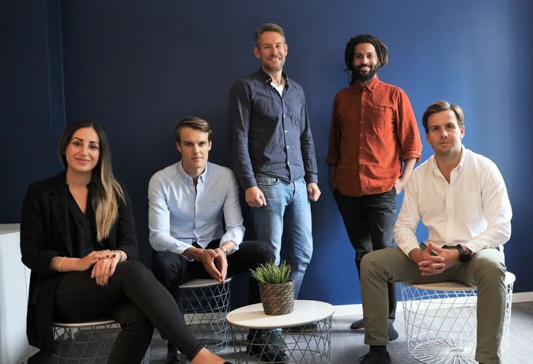 Renteradar-teamet: F.v. Sanna Altun, Finn Olav Brækken, Sindre Noss, Stian Ihasee, Fredrik Heffermehl. Renteradar-teamet: F.v. Sanna Altun, Finn Olav Brækken, Sindre Noss, Stian Ihasee, Fredrik Heffermehl.