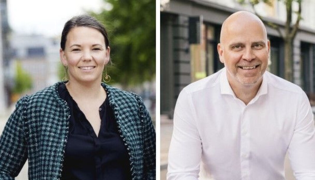 Linn Hoel Ringvoll, styreleder i Norsk Crowdfunding Forening og kommersiell direktør i Monner, Marius Dybdahl. Linn Hoel Ringvoll, styreleder i Norsk Crowdfunding Forening og kommersiell direktør i Monner, Marius Dybdahl.