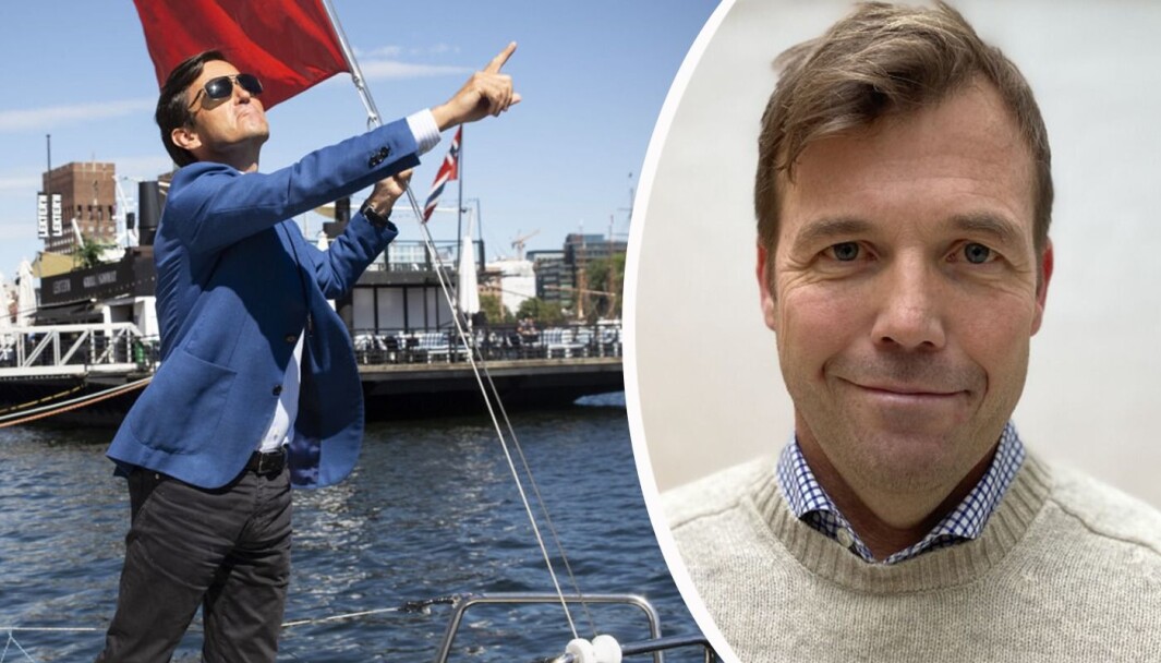 Pål T. Næss gleder seg over Trond Riiber Knudsen og Spacemaker-exiten. Pål T. Næss gleder seg over Trond Riiber Knudsen og Spacemaker-exiten.