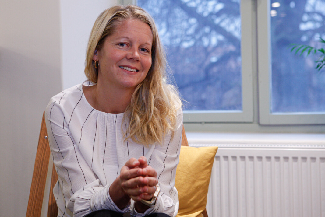 Emma Tryti, daglig leder i Kron, som nå bli kjøpt opp av Storebrand. Emma Tryti, daglig leder i Kron, som nå bli kjøpt opp av Storebrand.