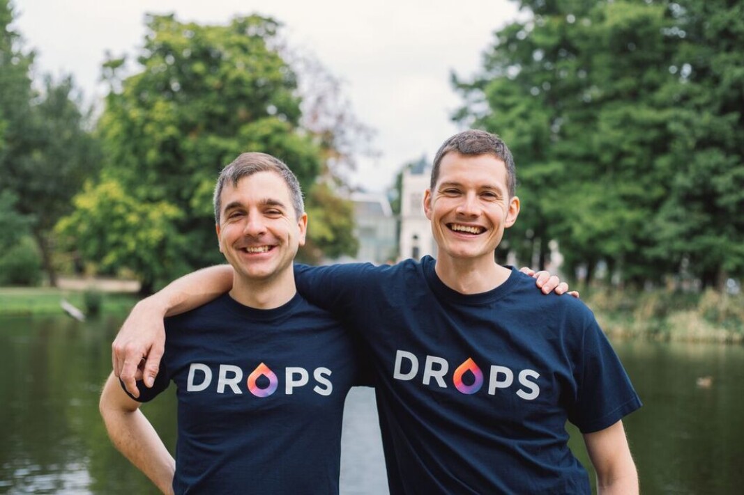Drops-gründerne Mark Szulyovszky og Daniel Farkas. Drops-gründerne Mark Szulyovszky og Daniel Farkas.