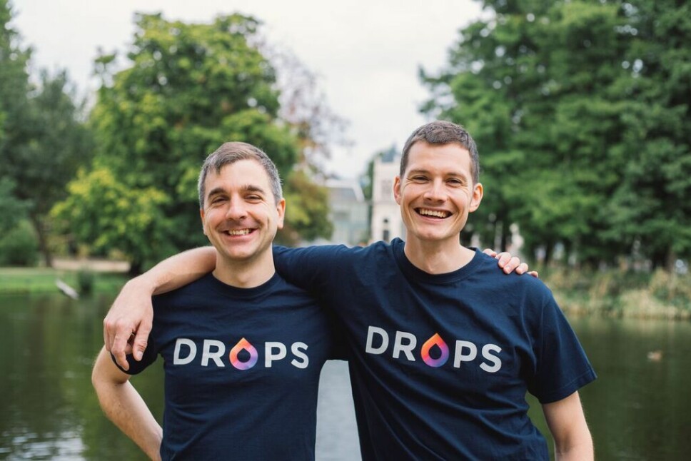 Drops-gründerne Mark Szulyovszky og Daniel Farkas.