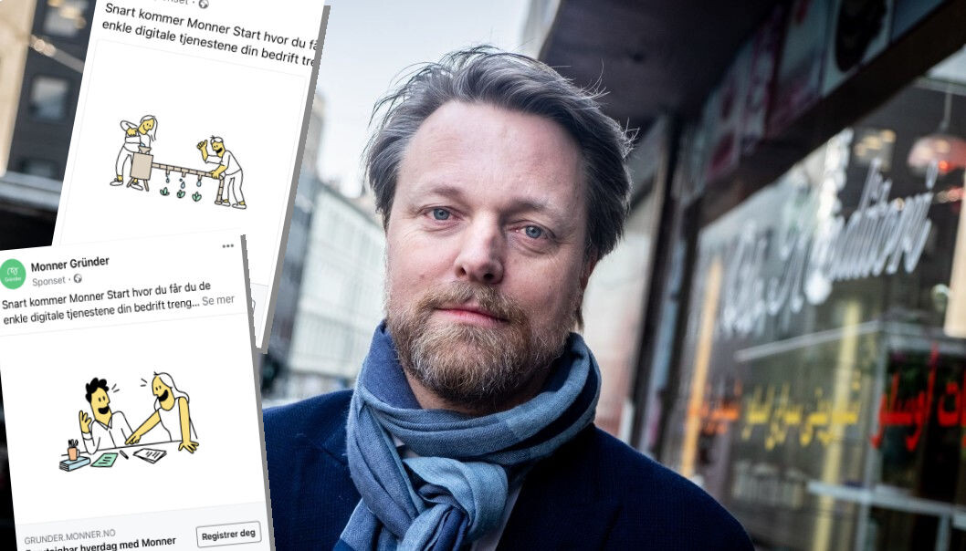 Jarle Holm og Monner har den siste tiden jakten på potensielle kunder på sosiale medier. Jarle Holm og Monner har den siste tiden jakten på potensielle kunder på sosiale medier.