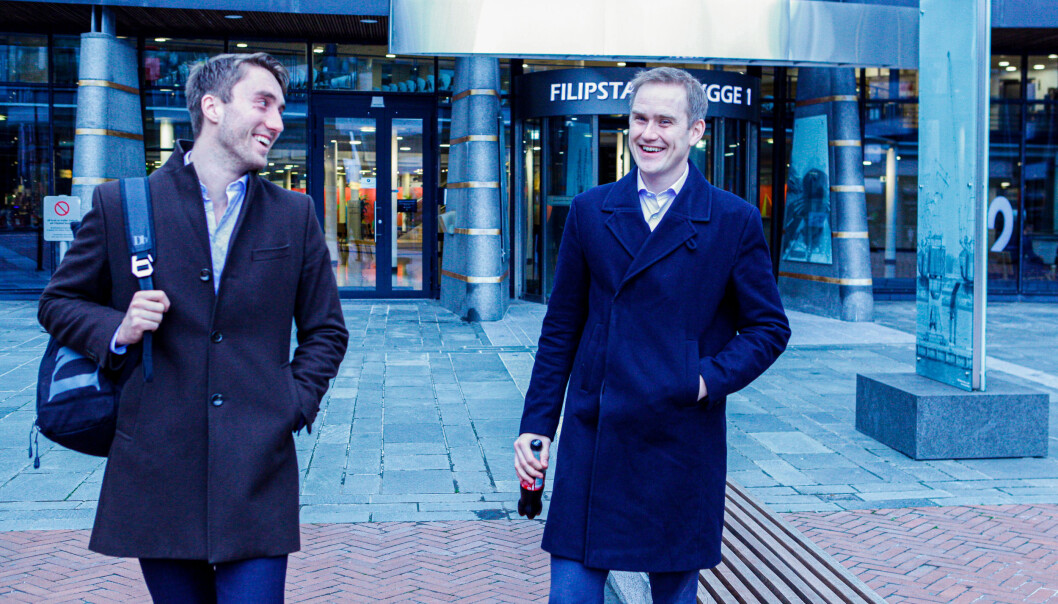 Samarbeidsavtaler kan få hvem som helst til å smile. Bare spør Johannes Breivik, ansvarlig for SEB Scale Centre og Geir Atle Bore, daglig leder i Fundingpartner. Samarbeidsavtaler kan få hvem som helst til å smile. Bare spør Johannes Breivik, ansvarlig for SEB Scale Centre og Geir Atle Bore, daglig leder i Fundingpartner.