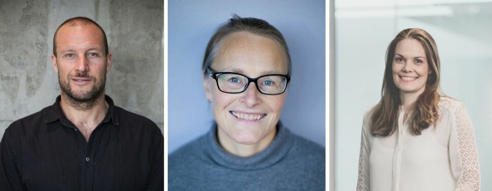 Aksel Lund Svindals Norselab og Hilde Støle Pettersens Momentum (høyre) investerer i Nofence, her ved daglig leder Marianne Sundsbø (midten).