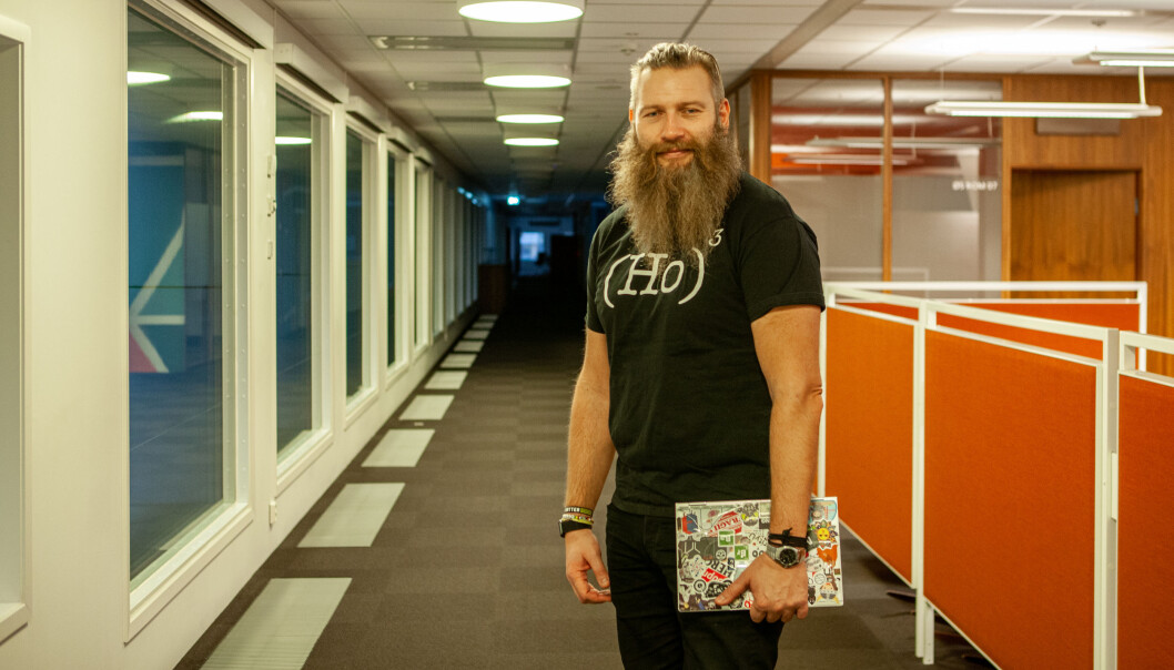 Yngvar Ugland, leder av DNB New Tech Lab. Yngvar Ugland, leder av DNB New Tech Lab.