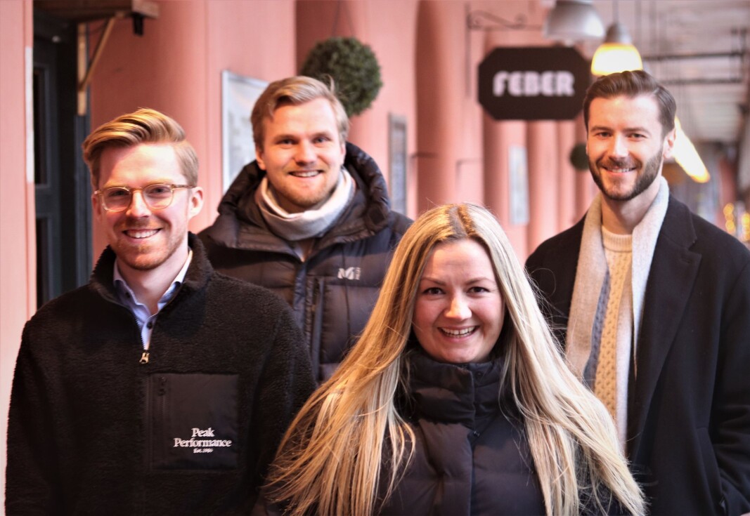 Daniel Henriksen (t.v), Petter Haga, Synne Sollie og Jon Eide Johnsen i Poption Daniel Henriksen (t.v), Petter Haga, Synne Sollie og Jon Eide Johnsen i Poption