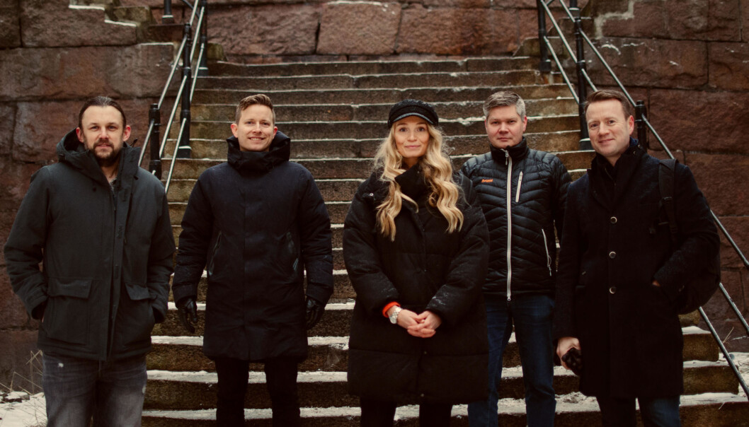 Geir Sand Nilsen (f.v.), Øystein Høie, Ida Pernille Hatlebrekke, Dan Pedersen og Per Øyvind Skard. Geir Sand Nilsen (f.v.), Øystein Høie, Ida Pernille Hatlebrekke, Dan Pedersen og Per Øyvind Skard.