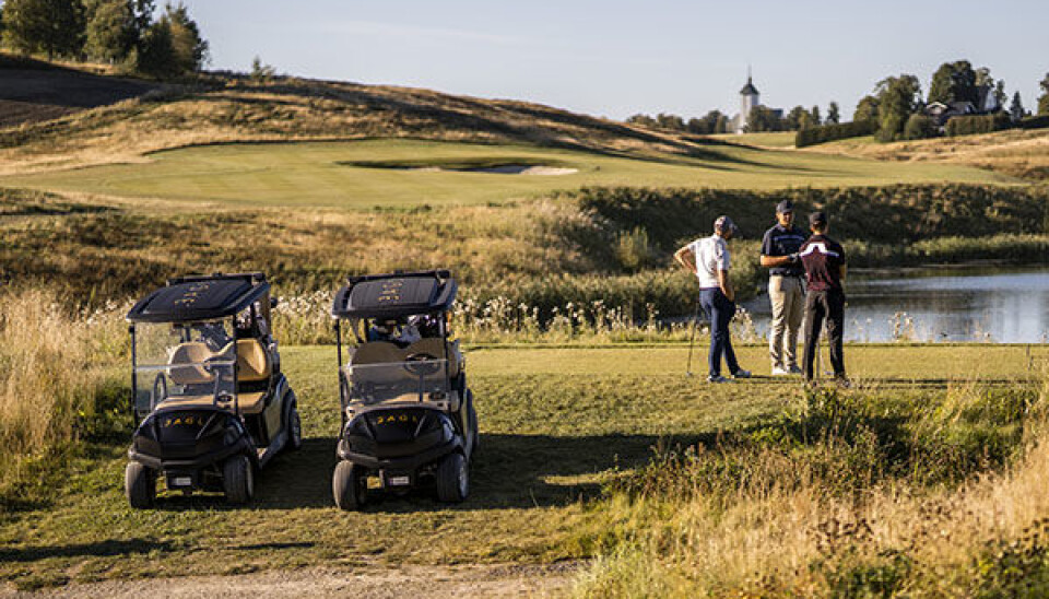 AMBISIØSE: Startupen .EAGL bruker både nettverk og IoT-løsninger for å digitalisere golfbransjen. Gjennom 2021 jobber de tett med Telia.
