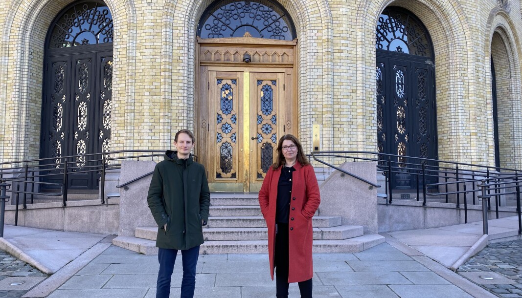Høyres Aleksander Stokkebø og Turid Kristensen. Høyres Aleksander Stokkebø og Turid Kristensen.