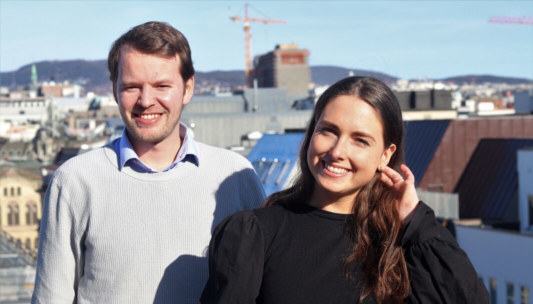 Simon Rudd og Marinette Hexeberg i TheFactory Simon Rudd og Marinette Hexeberg i TheFactory
