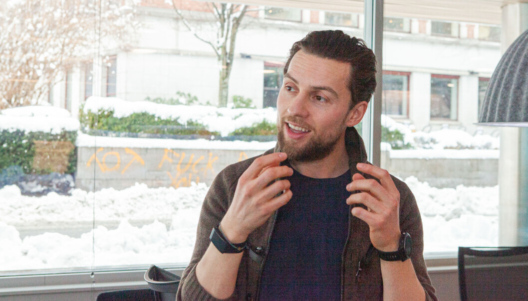 Daniel Caetanya Fossum, gründer av Mingl. Daniel Caetanya Fossum, gründer av Mingl.