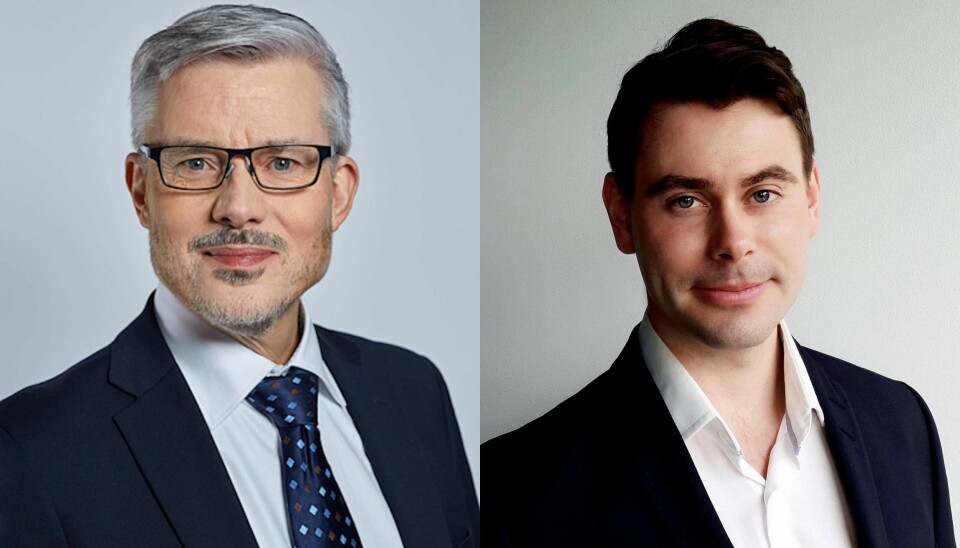 Stephan Nilsson (t.v.) og Torje Sunde er gründerne bak Abendum, som nå er valgt ut til Finanstilsynets regulatoriske sandkasse.