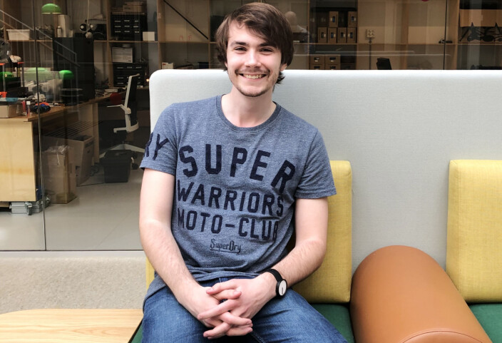 Medgründer og CTO Sondre Ek gikk på bachelorstudiet på NTNU da han møtte Tackle-gründer Sindre Holme. Medgründer og CTO Sondre Ek gikk på bachelorstudiet på NTNU da han møtte Tackle-gründer Sindre Holme.