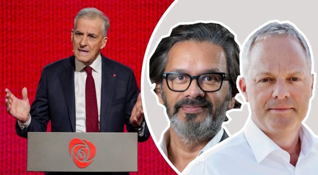 Orbit-sjef Wasim Rashid og Abelia-sjef Øystein Eriksen Søreide utfordrer Arbeiderpartiet. Orbit-sjef Wasim Rashid og Abelia-sjef Øystein Eriksen Søreide utfordrer Arbeiderpartiet.