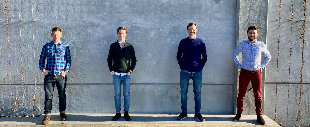 Martin Solli (t.v.), Krisoffer Almeland, Aslak Johansen og Nicolai Kirkeng Vennerød i nye Vilect. Martin Solli (t.v.), Krisoffer Almeland, Aslak Johansen og Nicolai Kirkeng Vennerød i nye Vilect.