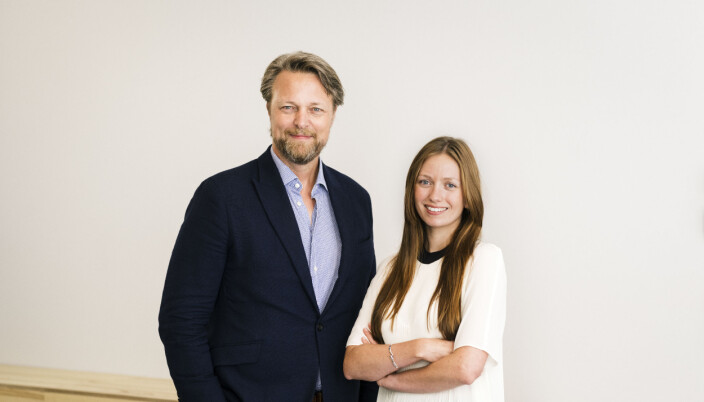 Med-gründer og daglig leder Jarle Holm fra Monner med markedssjef Marie Moxnes Harfjeld. Med-gründer og daglig leder Jarle Holm fra Monner med markedssjef Marie Moxnes Harfjeld.
