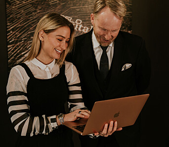 Head of social Natalia Barbin og CEO Filip Elverhøy. Head of social Natalia Barbin og CEO Filip Elverhøy.