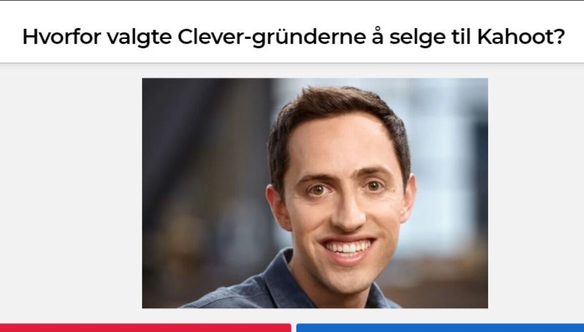 Derfor valgte Clever Kahoot