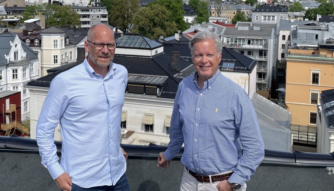 Gründer Einar Marthinsen (t.v.) og styreleder Helge Onsum i Parkit vil gjennom selskapets plattform gi bedre utnyttelse av hovedstadens parkeringsplasser. Gründer Einar Marthinsen (t.v.) og styreleder Helge Onsum i Parkit vil gjennom selskapets plattform gi bedre utnyttelse av hovedstadens parkeringsplasser.