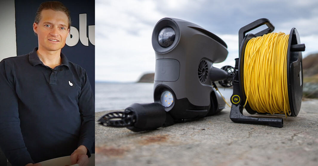Christian Gabrielsen presenterte denne uka en helt ny utgave av Blueye-dronene, med navnet X3. Christian Gabrielsen presenterte denne uka en helt ny utgave av Blueye-dronene, med navnet X3.