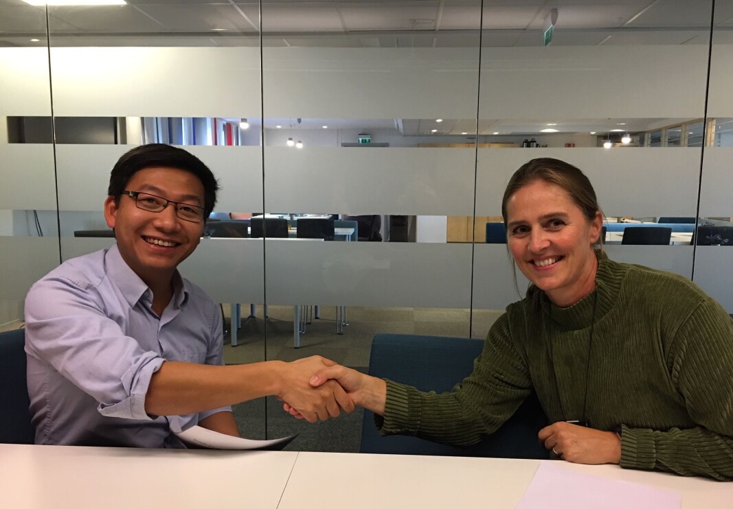 Hai Nguyen i Vnnor sammen med tidligere økonomisjef i Trondheim kommune Heidi Torvik da de innførte AI i bemanningen av sykehus, sykehjem og hjemmesykepleie Hai Nguyen i Vnnor sammen med tidligere økonomisjef i Trondheim kommune Heidi Torvik da de innførte AI i bemanningen av sykehus, sykehjem og hjemmesykepleie