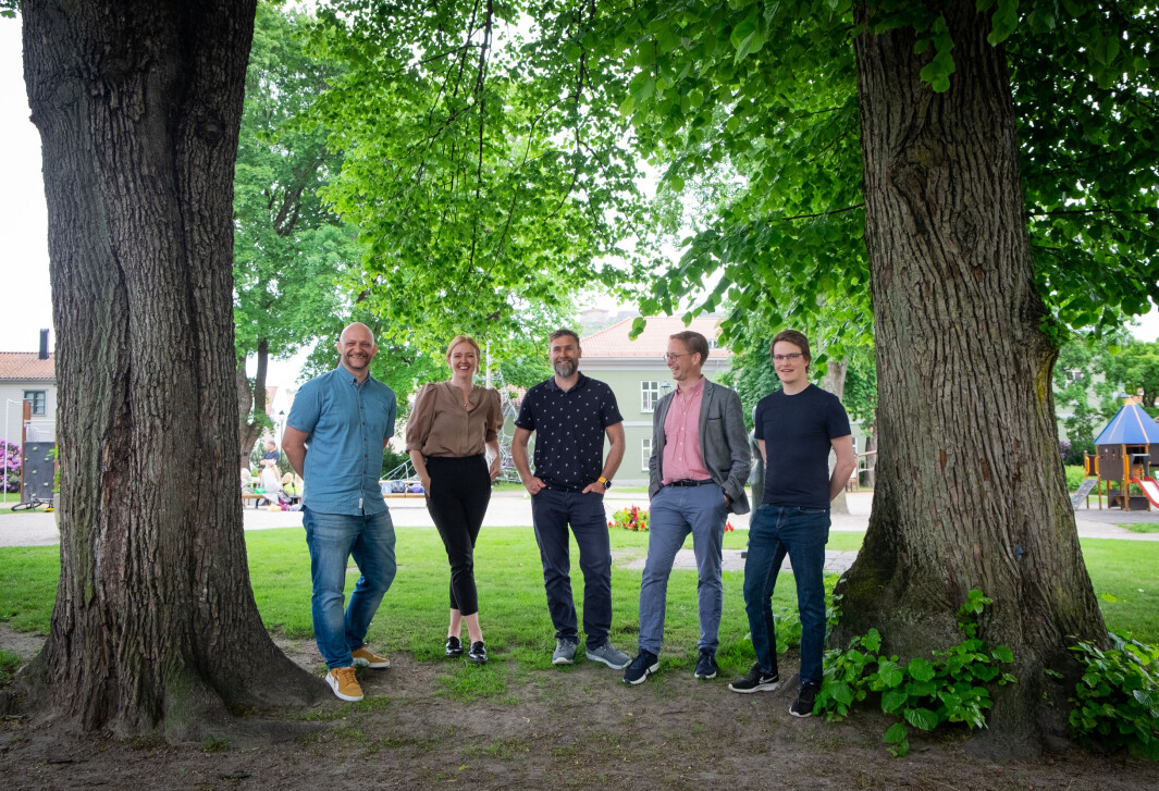 Leid-teamet vokser stadig. Her ved Thommy Tellefsen, Caylie Mørck, Andreas Bukholm, Håkon Steinbakk og Alexander Lyon. Leid-teamet vokser stadig. Her ved Thommy Tellefsen, Caylie Mørck, Andreas Bukholm, Håkon Steinbakk og Alexander Lyon.