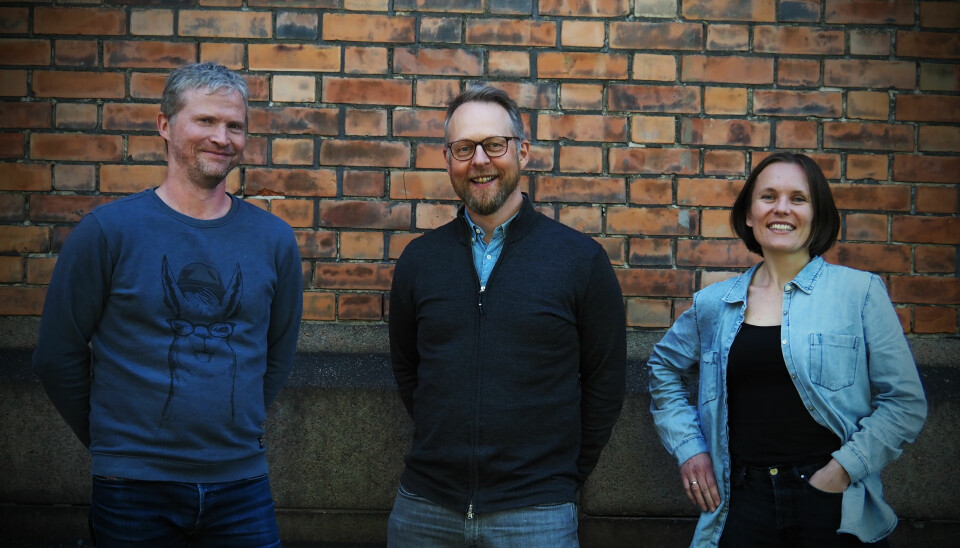 Espen Ellevseth, Erik Harstad og Guro Sollien Eriksrud utgjør Visonomic-teamet.