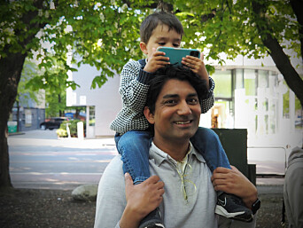Murshid Ali har litt roligere dager enn da det sto på som verst med gründerprosjekter og doktorgrad, og har nå mer tid til å være far.