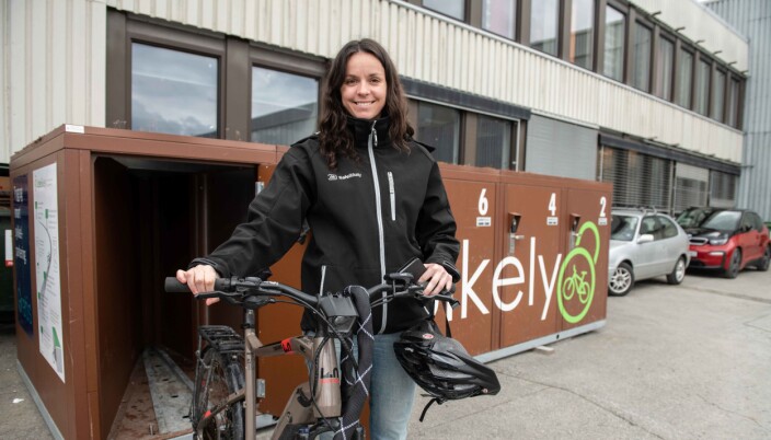 Markedssjef Ellen Loxley i Bikely. Markedssjef Ellen Loxley i Bikely.