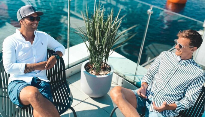 Robin Strand Berge og Ole Henrik Golf i Remote Norge AS jobber med økt tilflytting til mindre kommuner. Robin Strand Berge og Ole Henrik Golf i Remote Norge AS jobber med økt tilflytting til mindre kommuner.
