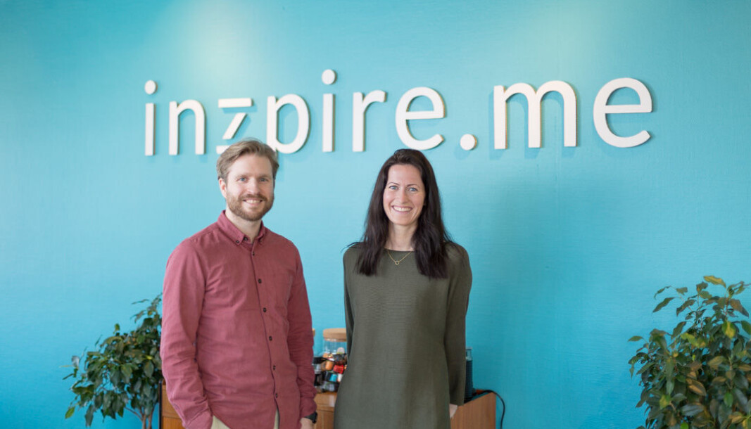 Mats Lyngstad og Marie Mostad står bak Inzpire.me. Mats Lyngstad og Marie Mostad står bak Inzpire.me.