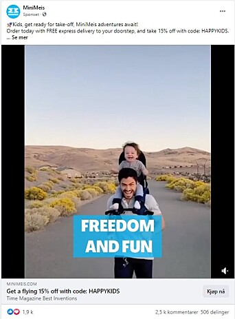 Én av Minimeis mange "hjemmemekka" reklamevideoer. Én av Minimeis mange "hjemmemekka" reklamevideoer.