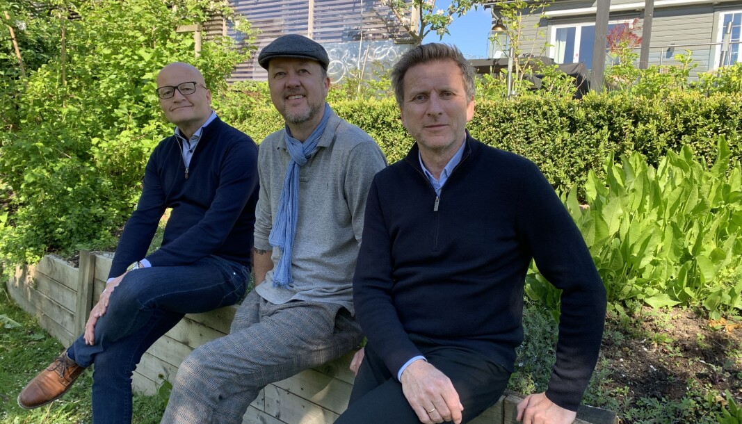 Daglig leder Stig Jacobsen, stjernekokk Trond Moi, som er med som rådgiver i startuppen og styreleder Asgeir Hartveit Daglig leder Stig Jacobsen, stjernekokk Trond Moi, som er med som rådgiver i startuppen og styreleder Asgeir Hartveit