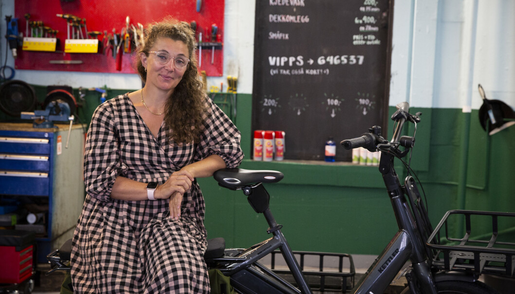 Kari Anne Solfjeld Eid har fraktet det meste av unger og varer på sykkelen fra Whee!. Kari Anne Solfjeld Eid har fraktet det meste av unger og varer på sykkelen fra Whee!.