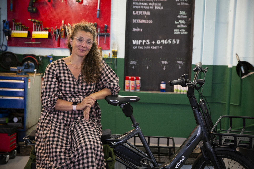Kari Anne Solfjeld Eid har hatt ventelister på sitt nye sykkelkonsept i første halvår.