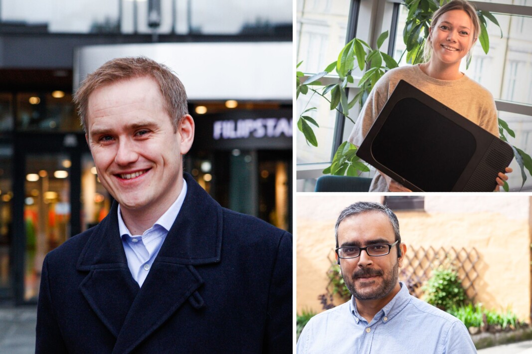 I sommer har Geir Atle Bore t.v. og Fundingpartner funnet de to rette kandidatene til «ekte venture debt». Det er Karen Dolvas No Isolatoion og Gautam Chandna Skiwo som har kommet så langt i vekstfasen Fundingpartner tør å løsne på kravene til sikkerhet. I sommer har Geir Atle Bore t.v. og Fundingpartner funnet de to rette kandidatene til «ekte venture debt». Det er Karen Dolvas No Isolatoion og Gautam Chandna Skiwo som har kommet så langt i vekstfasen Fundingpartner tør å løsne på kravene til sikkerhet.