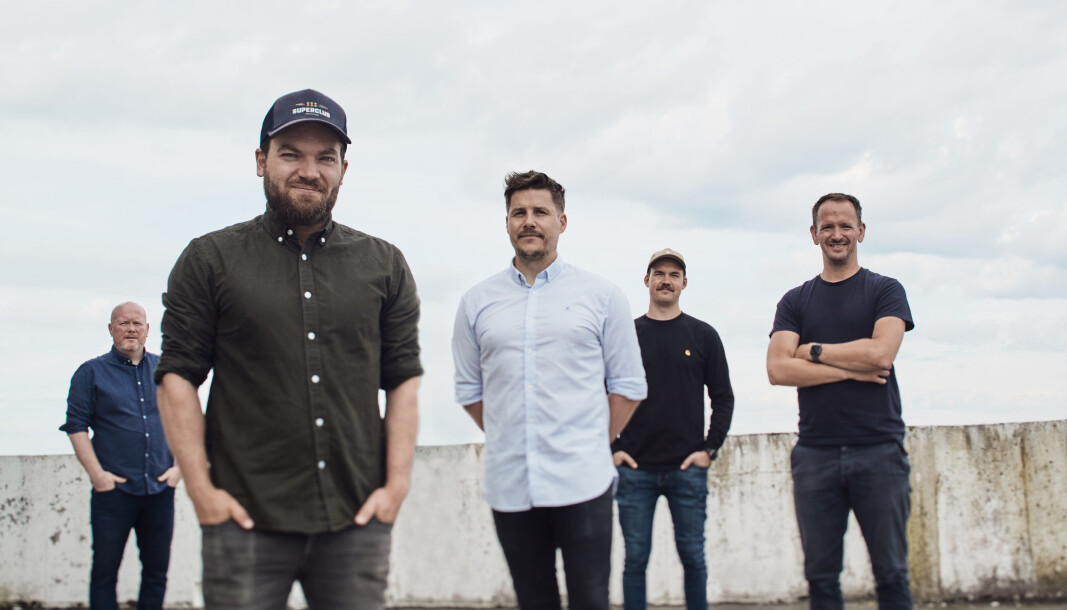 Fra venstre: Stian Iversen, Audun Egenberg, Kjetil Sande, Håvard Strønstad og Kjetil Hetlevik Johansen Fra venstre: Stian Iversen, Audun Egenberg, Kjetil Sande, Håvard Strønstad og Kjetil Hetlevik Johansen