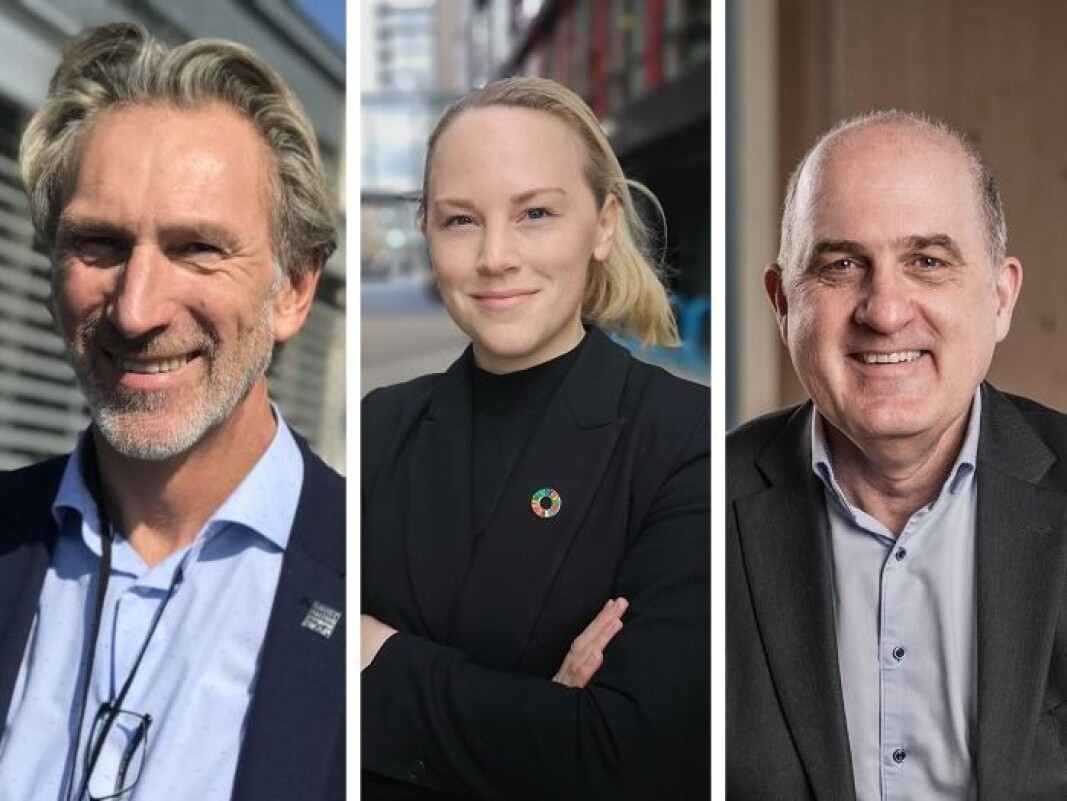 Håvard Lindtvedt i Nordea, Ida Marie Christensen i Danske Bank og Tore Medhus i SR-Bank Håvard Lindtvedt i Nordea, Ida Marie Christensen i Danske Bank og Tore Medhus i SR-Bank