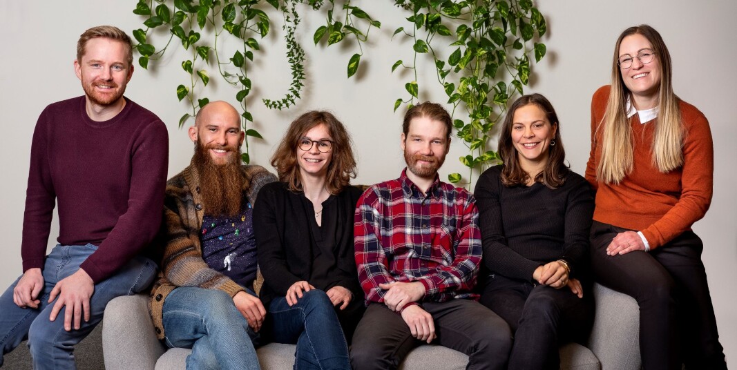 Assitech-teamet f.v.: Halvor Wold, Daniel Ekelund, Claire Degail, Magnus Nystad, Ingrid Lonar, Simone Englert. Assitech-teamet f.v.: Halvor Wold, Daniel Ekelund, Claire Degail, Magnus Nystad, Ingrid Lonar, Simone Englert.