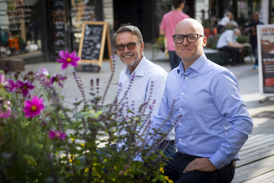 Per-Arna Solberg og Andreas Øwre i Techpros har lenge hatt tanken om å investere sweat for equity i startups, men det er først det siste året de har kommet igang. Så lagt har det vært bra Per-Arna Solberg og Andreas Øwre i Techpros har lenge hatt tanken om å investere sweat for equity i startups, men det er først det siste året de har kommet igang. Så lagt har det vært bra