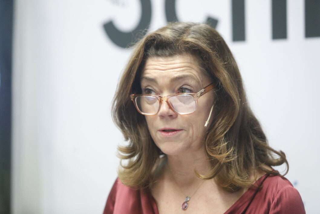 Kristin Skogen Lund er administrerende direktør i Schibsted. Kristin Skogen Lund er administrerende direktør i Schibsted.