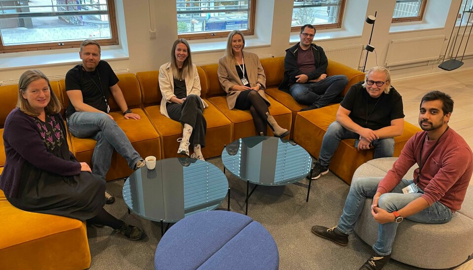 Deler av Kikora-teamet på kontoret i Oslo.