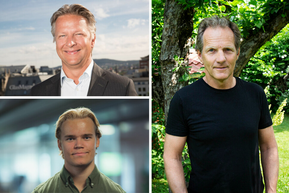 Claus Sonberg i Zynk, Kristoffer Johnsrud i Johnsrud Media og Rolf Assev i Startuplab jobber alle med å hjelpe tech-bedrifter med PR og markedsføring.