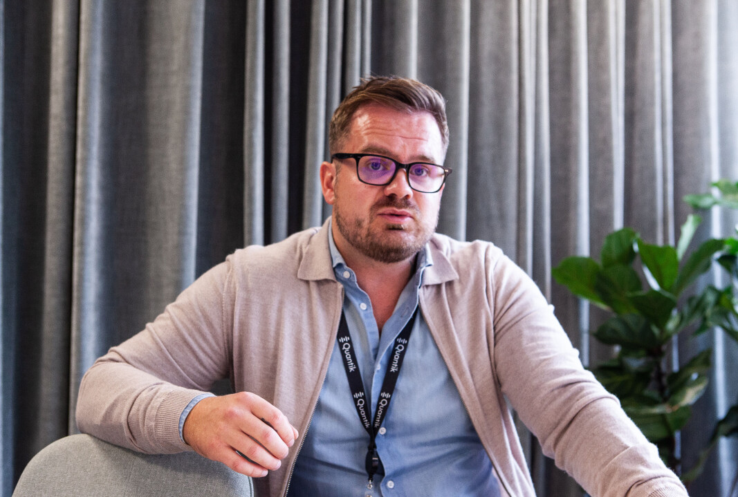Aleksander Meidell-Hagewick daglig leder og medgründer i Quantik har store planer. Aleksander Meidell-Hagewick daglig leder og medgründer i Quantik har store planer.