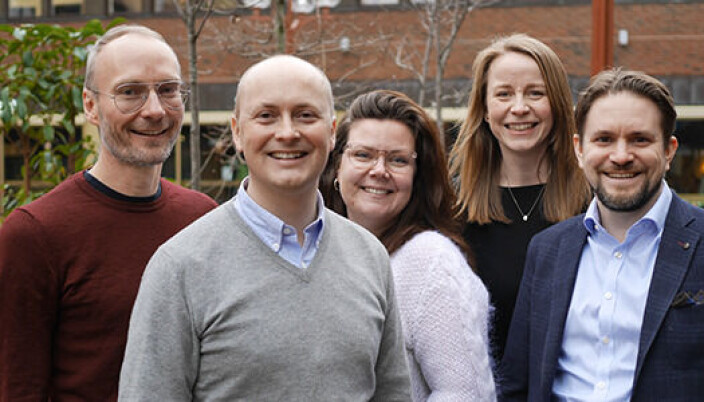 Rune Røsten, leder for Schibsted Ventures Norge, Christian Horn Hanssen, investeringsansvarlig, Hanne Hollstedt, merkevarebygger, Anne-Line Hogstad, HF-ansvarlig og Anders C. Rønning, finans Rune Røsten, leder for Schibsted Ventures Norge, Christian Horn Hanssen, investeringsansvarlig, Hanne Hollstedt, merkevarebygger, Anne-Line Hogstad, HF-ansvarlig og Anders C. Rønning, finans