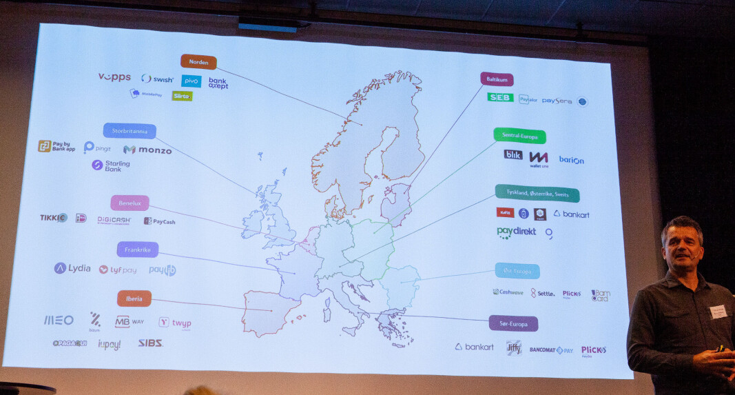 66 lokale betalingsaktører i Europa er alt for mange, mener Rune Garborg. Han vil veldig gjerne sitte i førersetet i den uunngåelige konsolideringen som venter. 66 lokale betalingsaktører i Europa er alt for mange, mener Rune Garborg. Han vil veldig gjerne sitte i førersetet i den uunngåelige konsolideringen som venter.